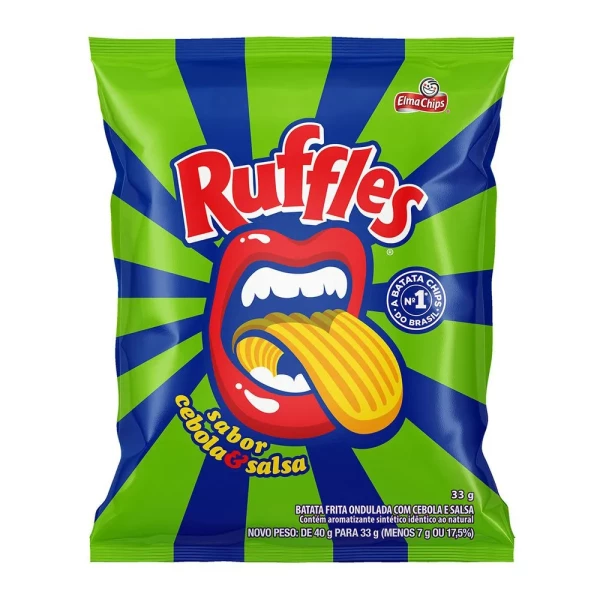 Batata Ruffles Cebola e Salsa